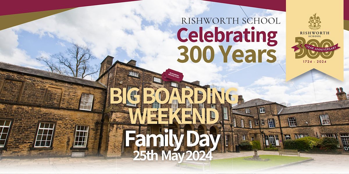 300th Anniversary Big Boarding Weekend - Saturday Day Ticket