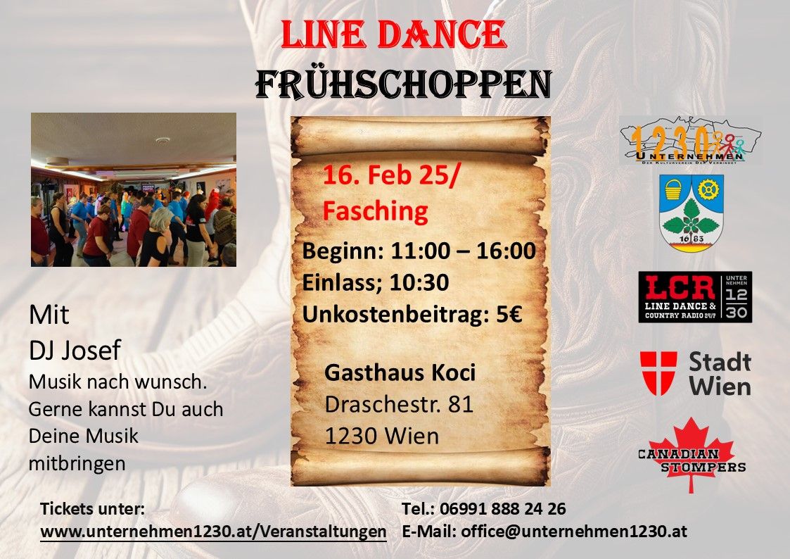 Line Dance Fr\u00fchschoppen \/ Fasching