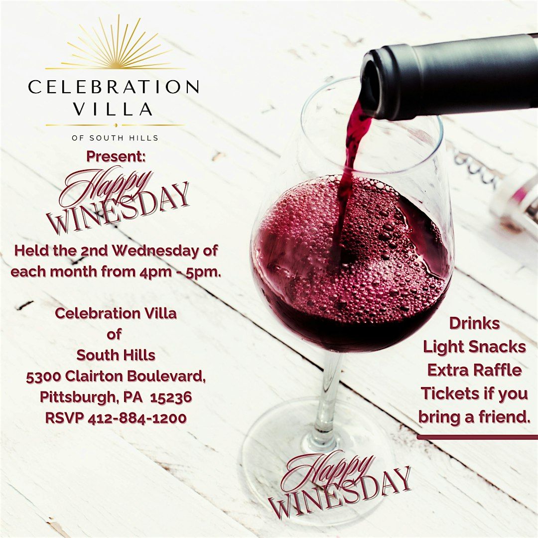 Join us for "Happy Winesday" -  Networking Event