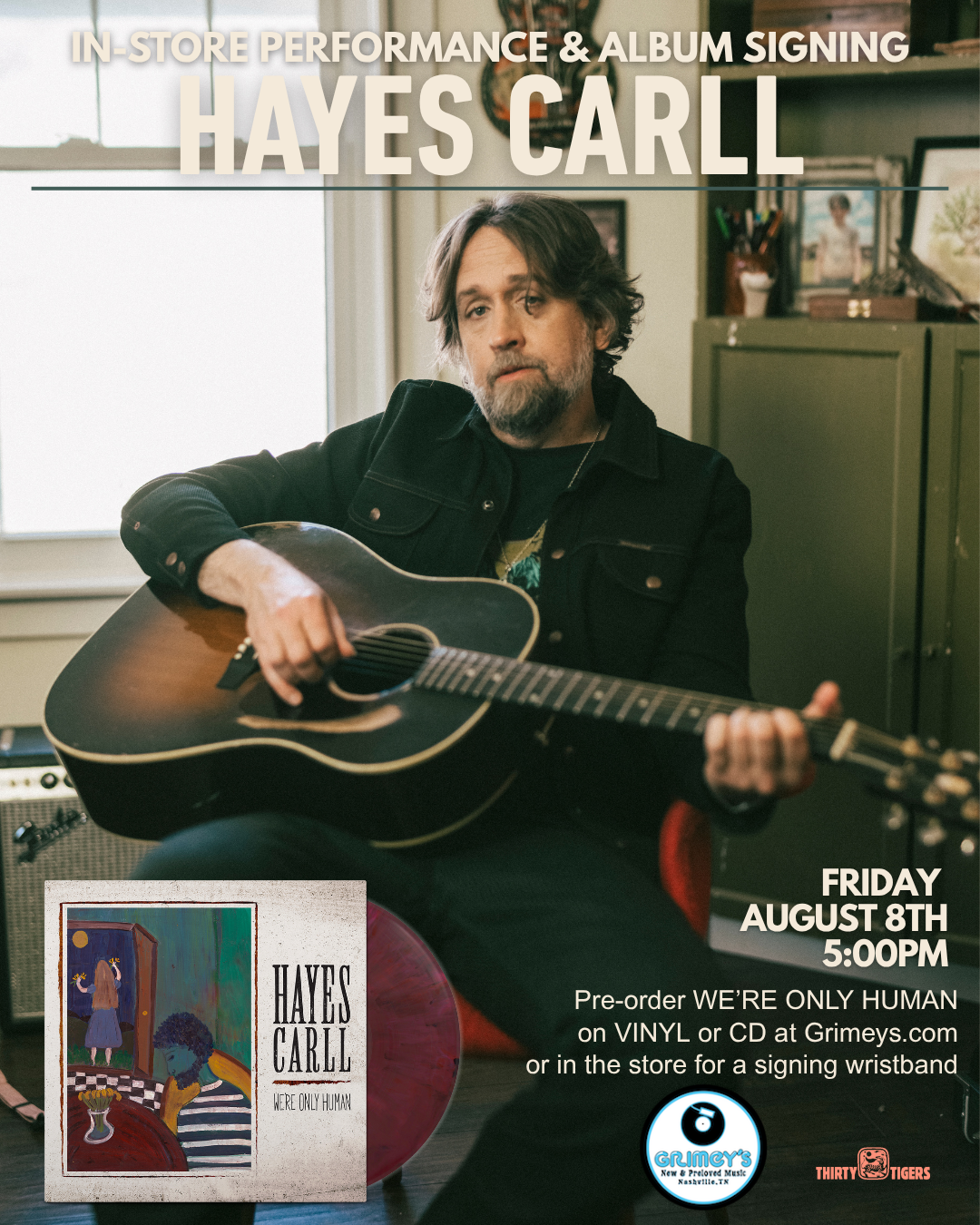 Hayes Carll: We're Only Human at Crescent Ballroom - Phoenix