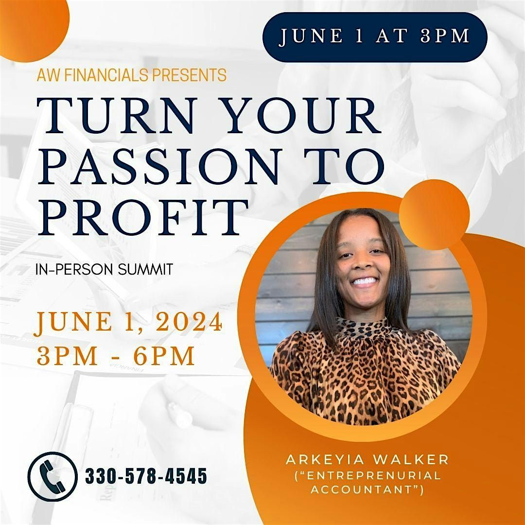 TURN YOUR PASSION TO PROFIT