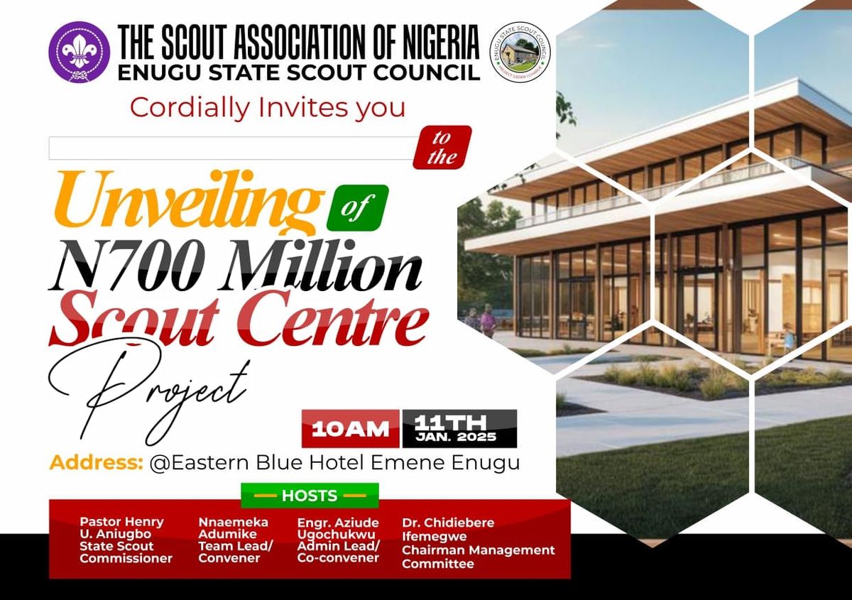 Unveiling of the Enugu State Scout Centre Project