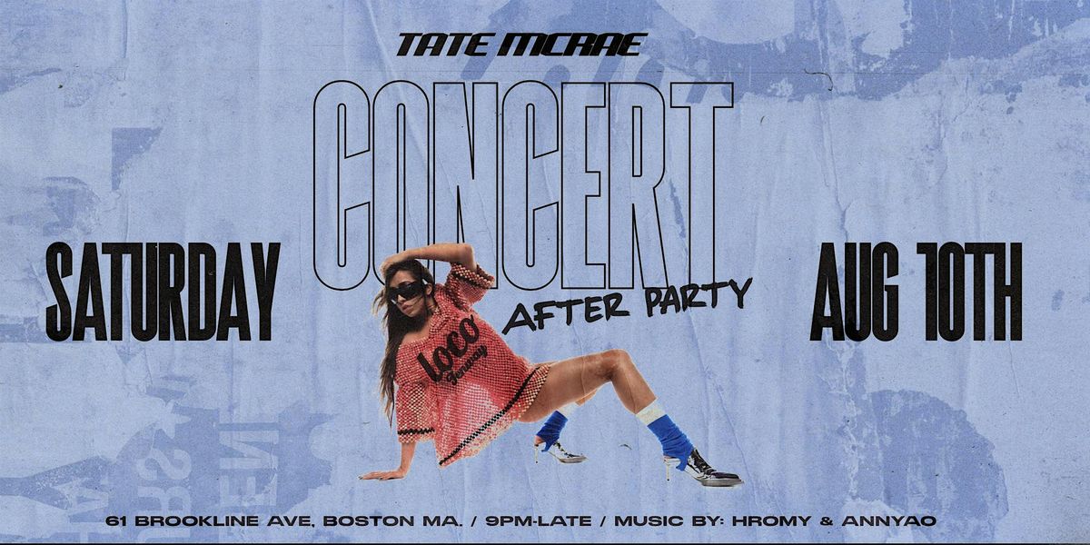 Tate McRae Concert After Party