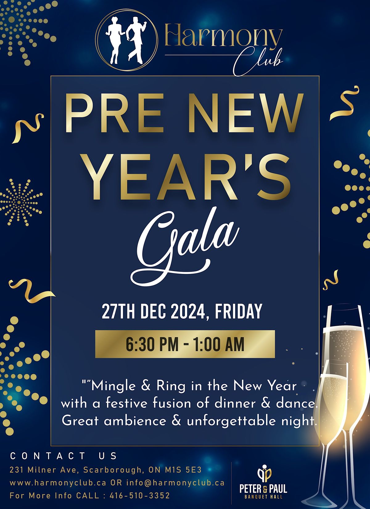 Pre-New Year's Eve Gala