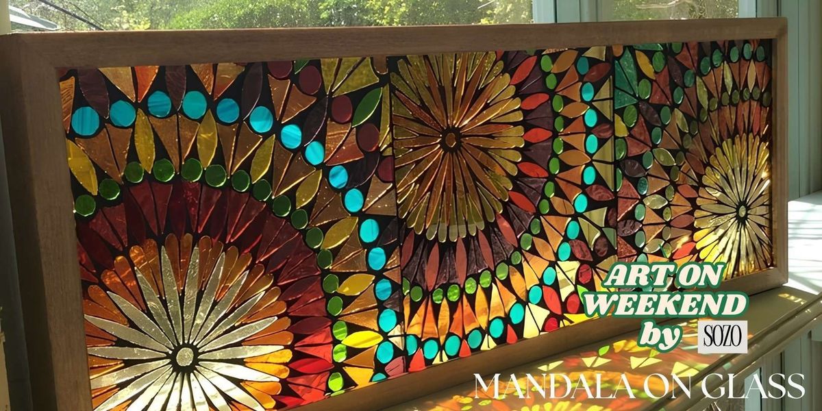 MANDALA ON GLASS