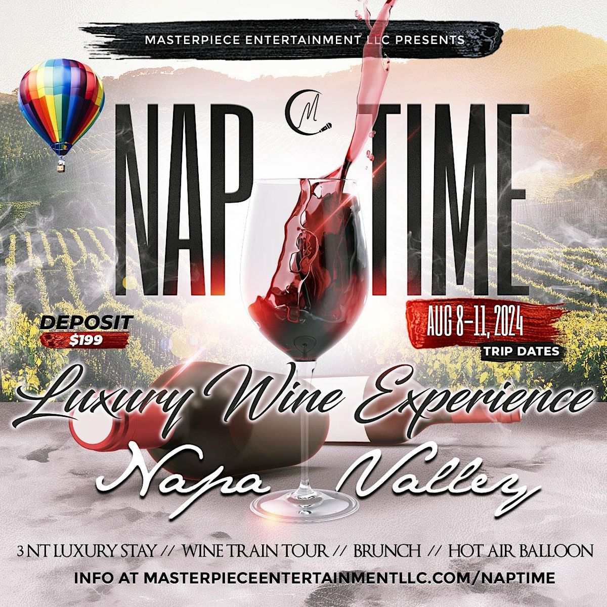 NAP TIME: A LUXURY WINE TASTING EXPERIENCE