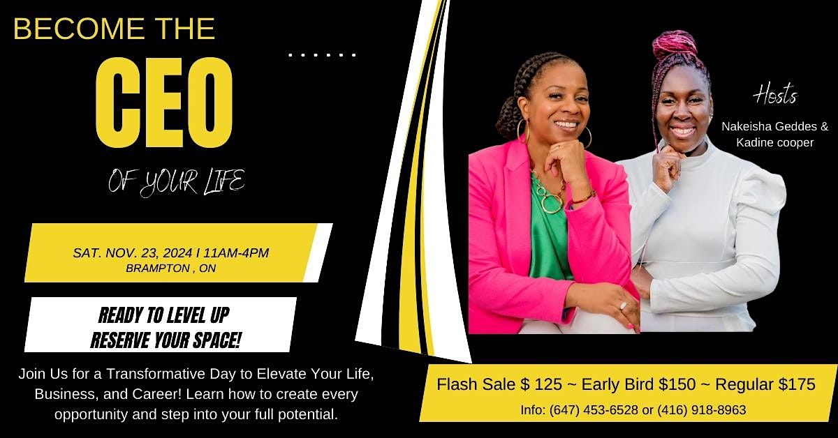 Become The CEO of Your Life Conference