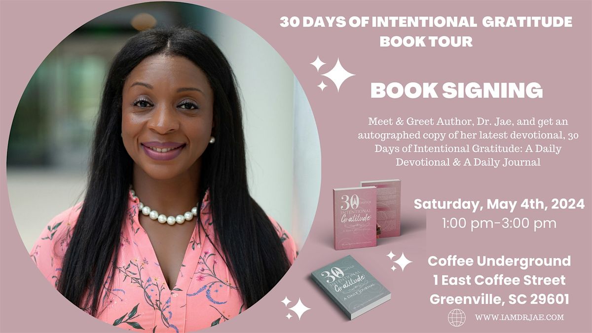 30 Days of Intentional Gratitude Book Tour
