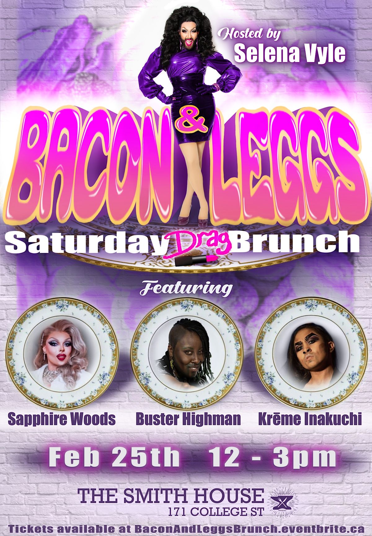 Bacon & Leggs - Saturday Drag Brunch at The Smith House