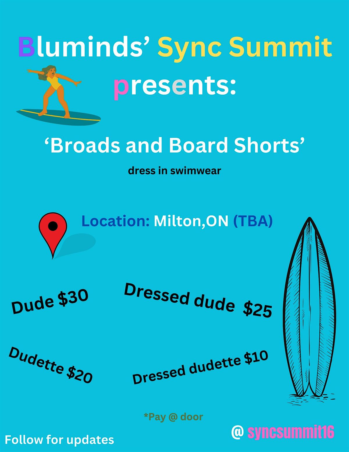 Sync Summit *Broads & Board Shorts*