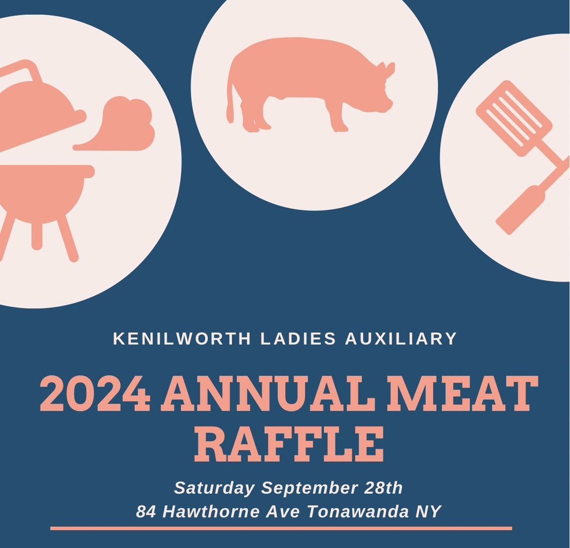 2024 Annual Kenilworth Ladies Auxiliary Meat Raffle