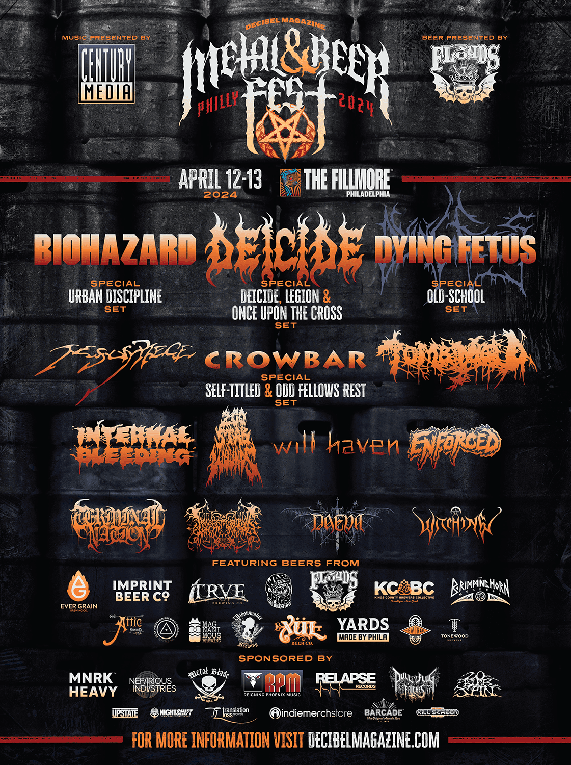 Decibel Metal & Beer Fest (21+)