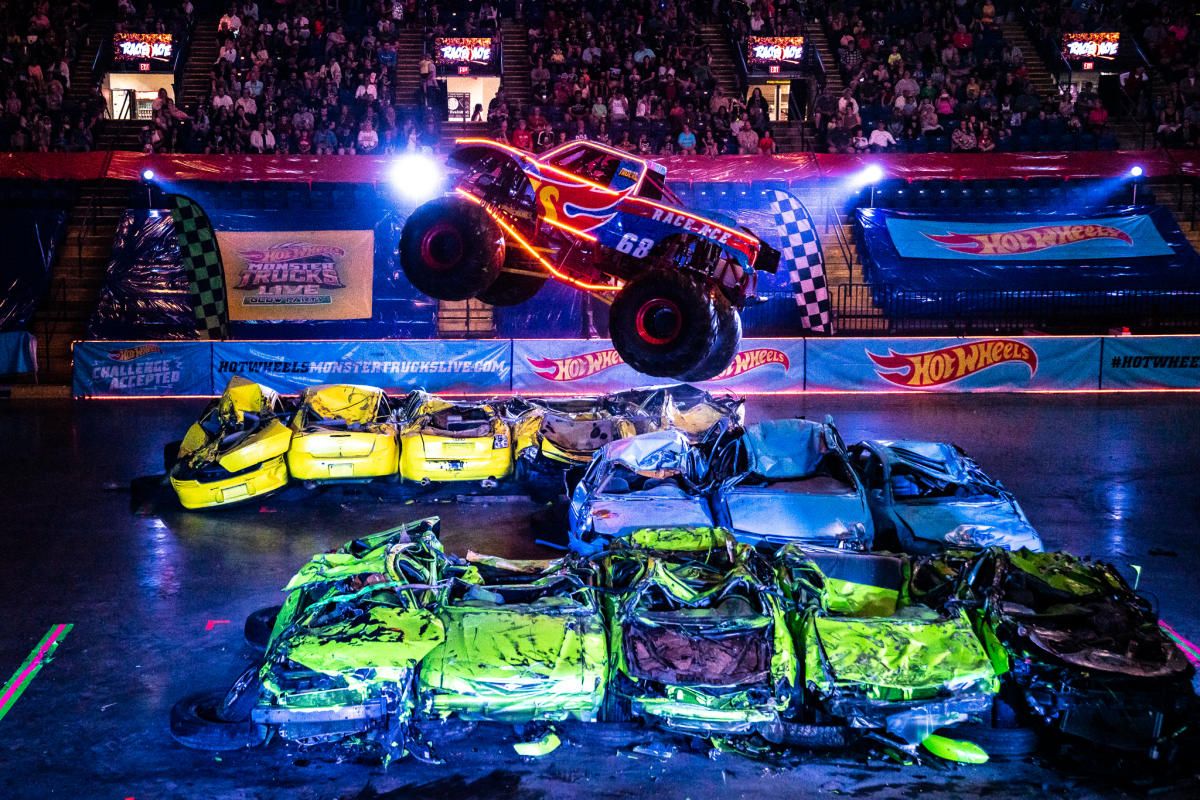 Hot Wheels Monster Trucks Live Glow-N-Fire at M&S Bank Arena Liverpool