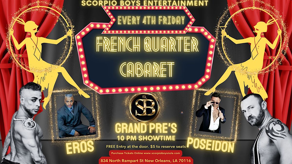 French Quarter Cabaret December 27th - A Variety Burlesque Experience