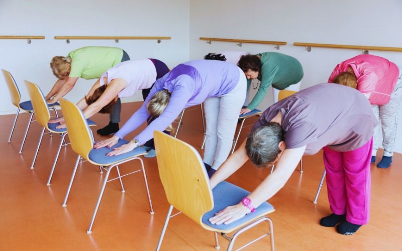 Chair Yoga at West Edge Factory