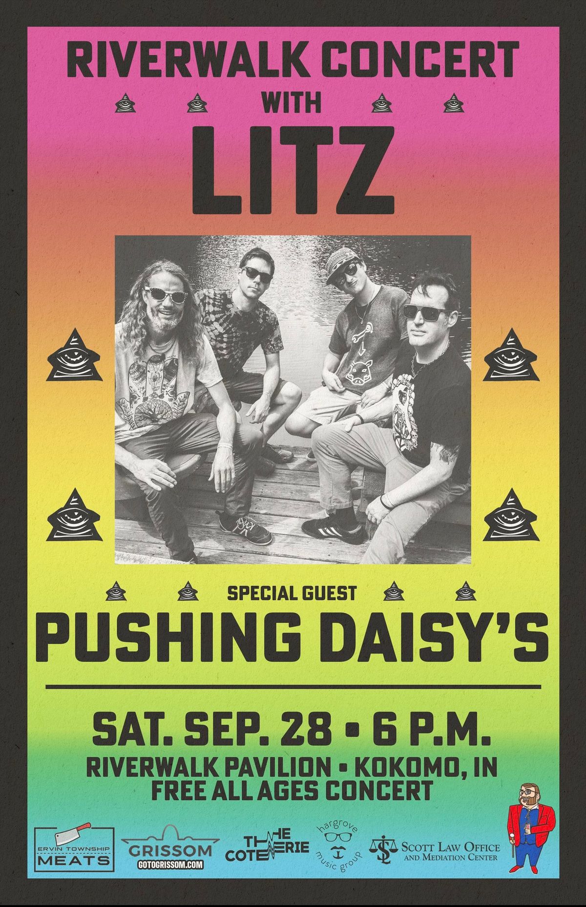 Riverwalk Concert Series : LITZ & Pushing Daisys Band