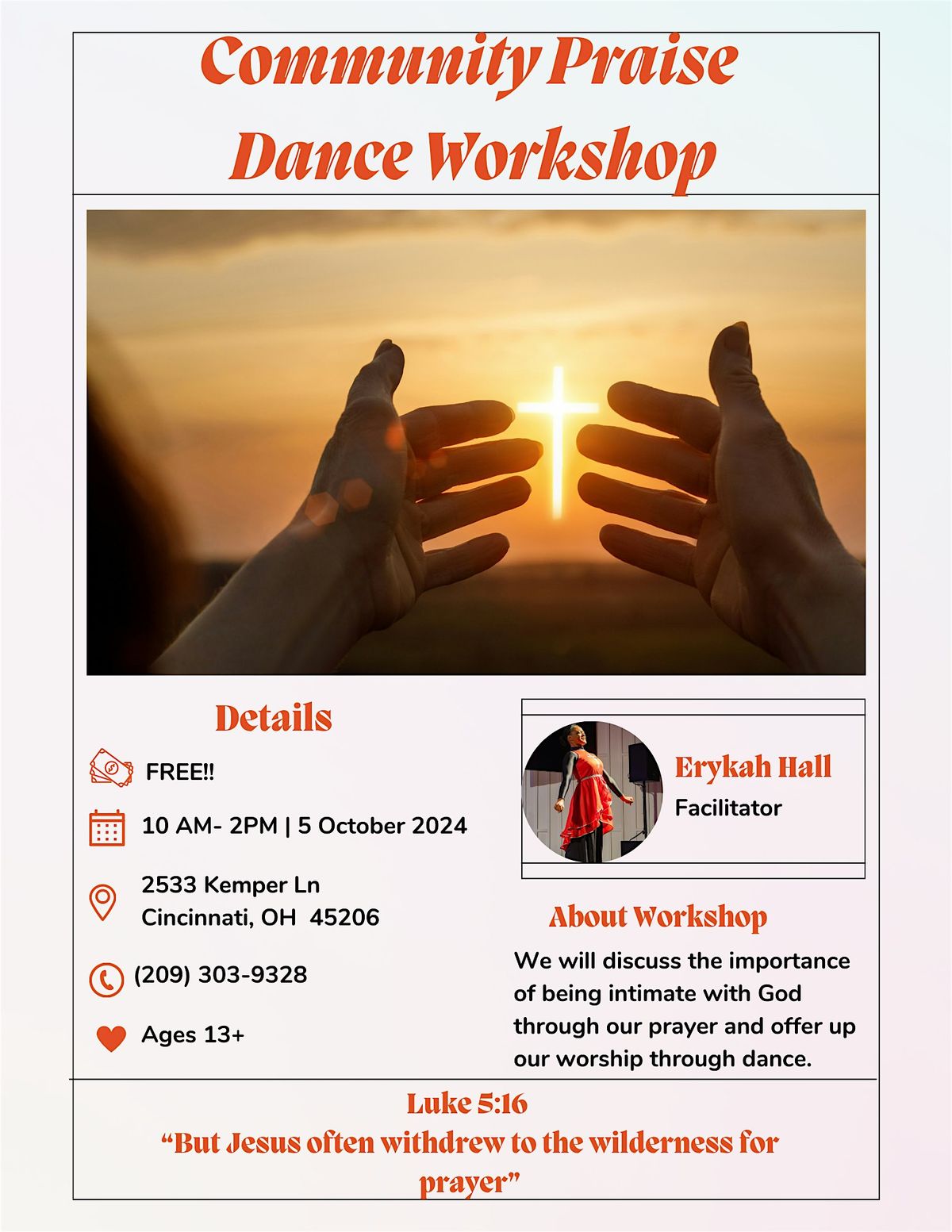 Praise dance workshop