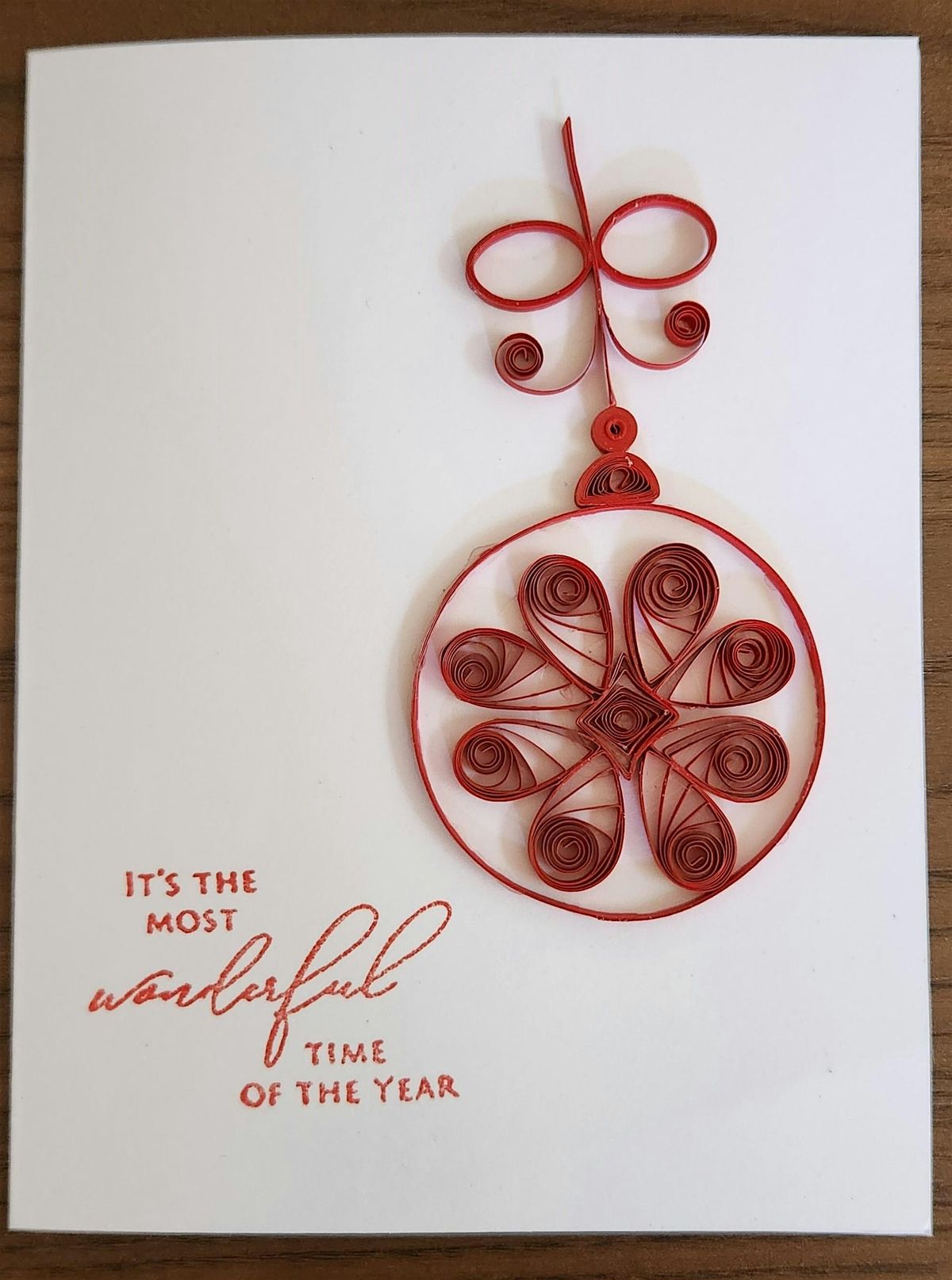 Paper Quilling Workshop - Holiday Cards