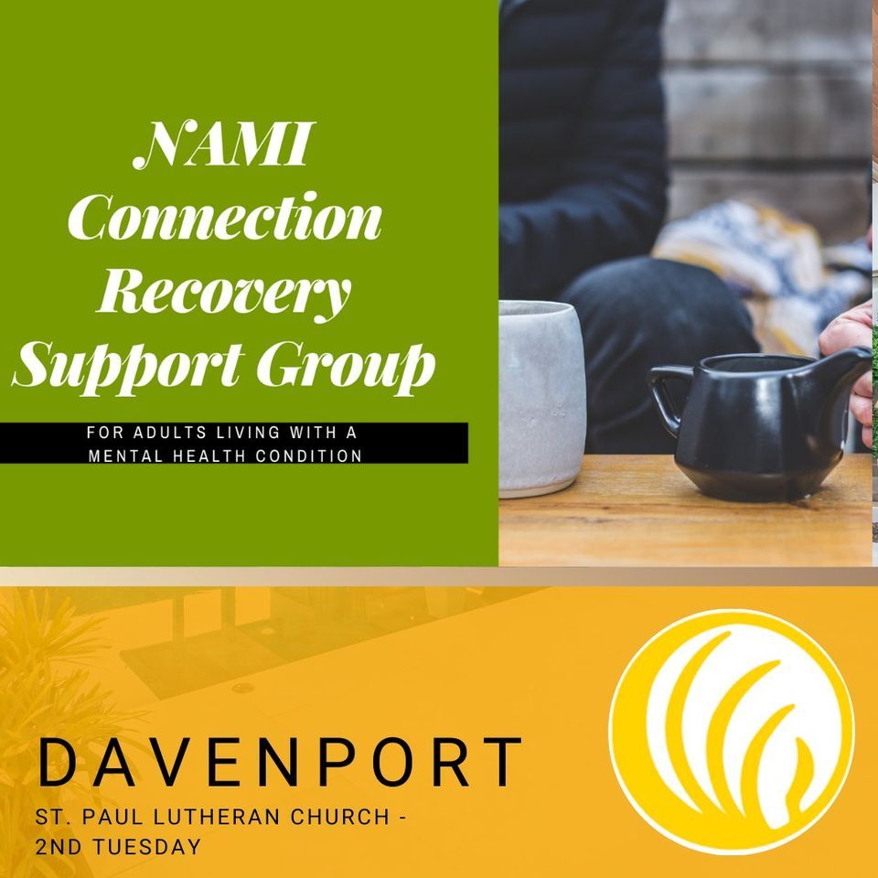 NAMI Connection Peer Recovery Group - 2nd Tuesday Davenport