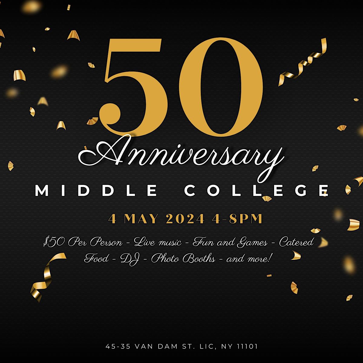 MCHS 50th Anniversary Celebration - Live Music, DJ, Games, Food, and More!