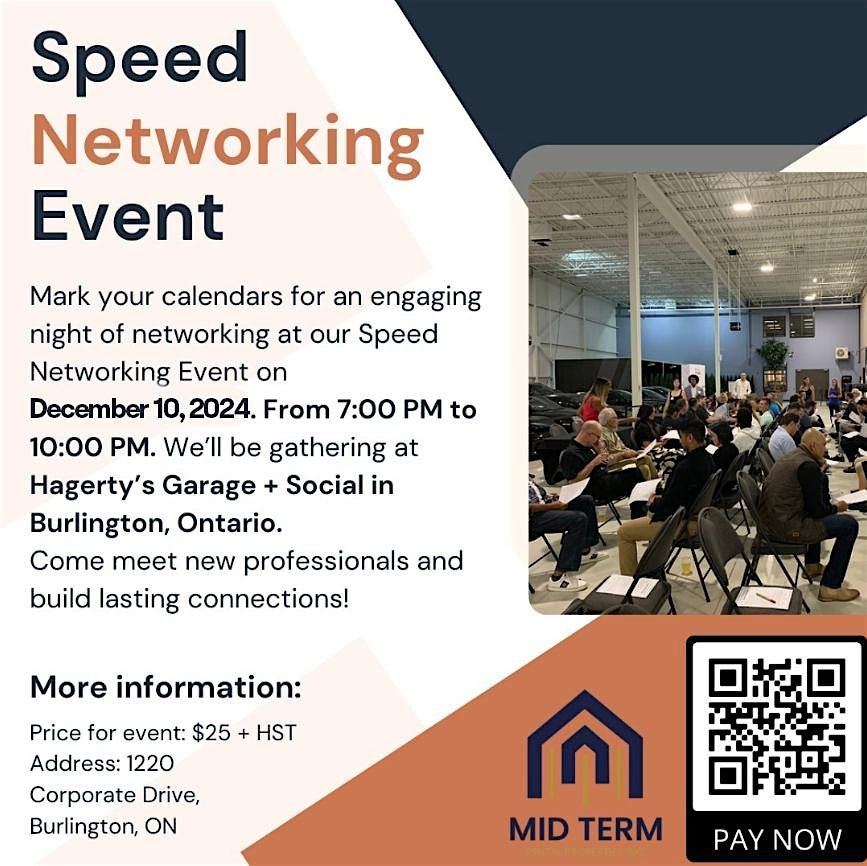 Speed Networking Event - Hagerty's Garage