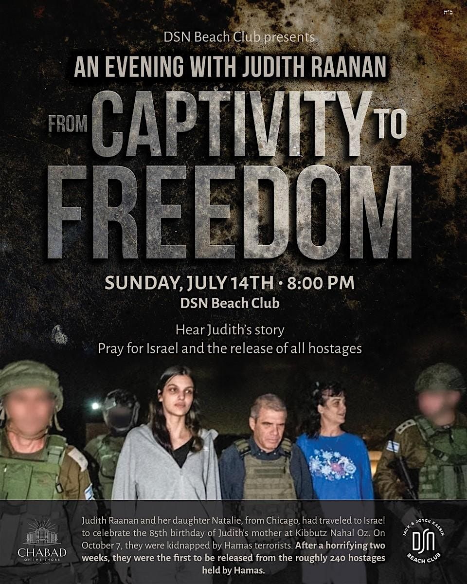 From Captivity to Freedom with Judith Raanan