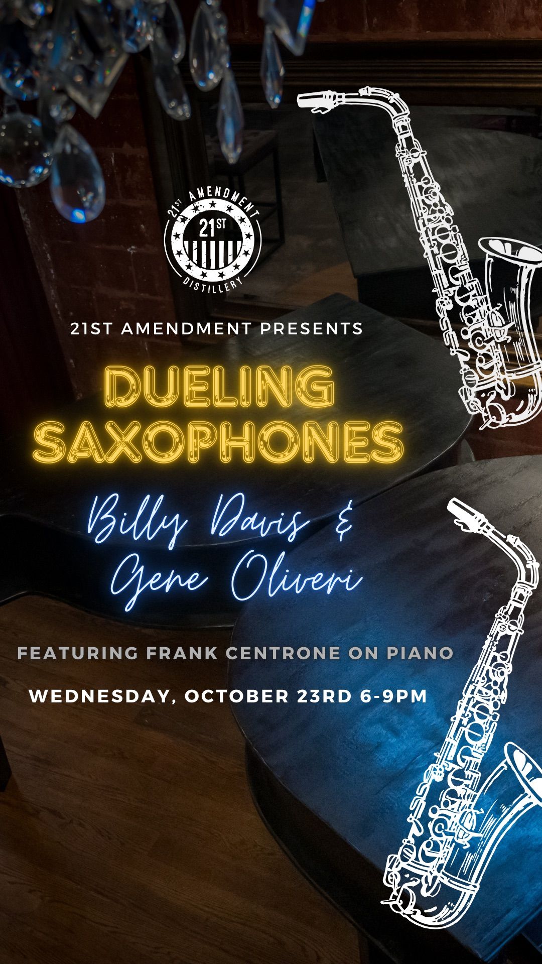 Dueling Saxophones at 21 AD