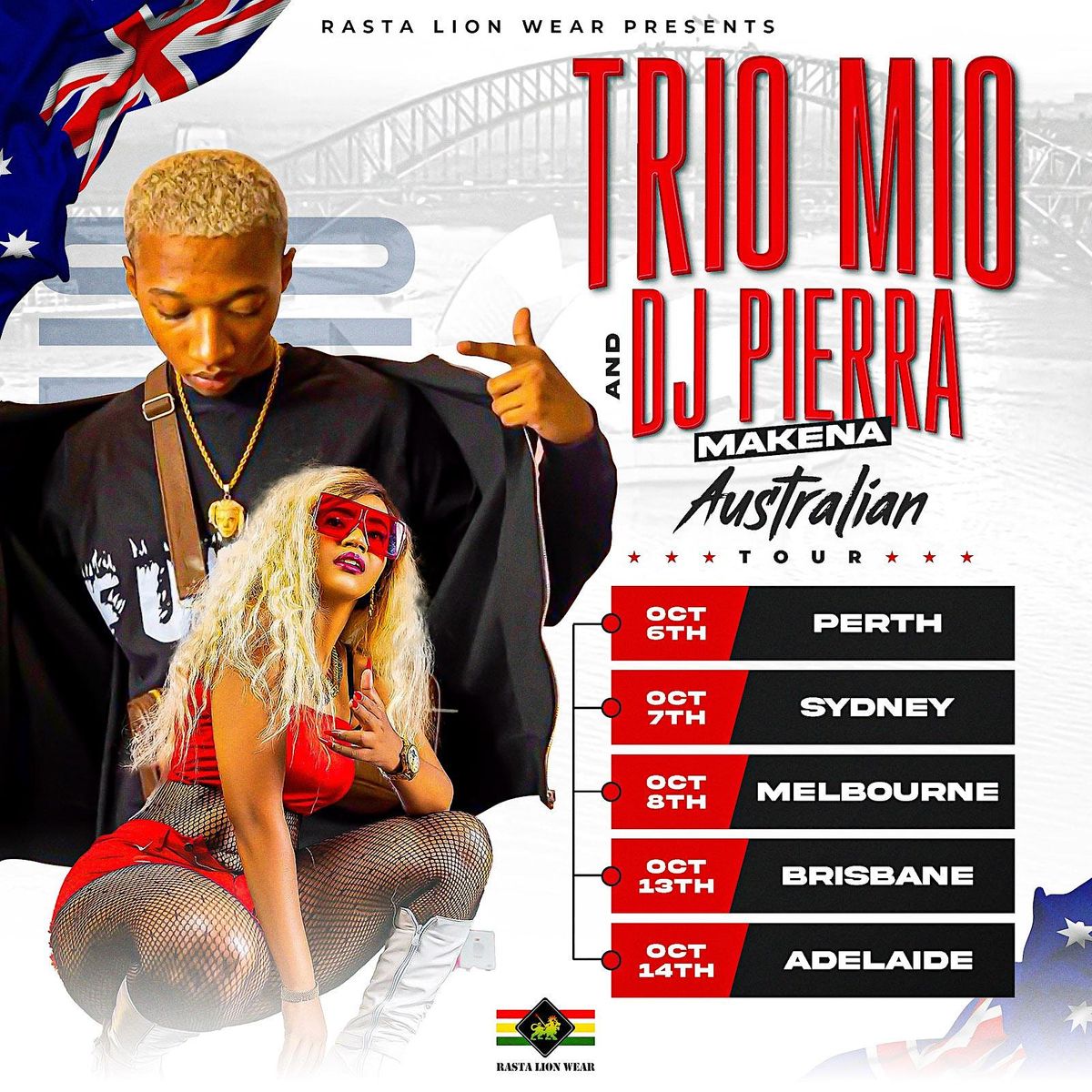 TRIO MIO & DJ PIERRA AUSTRALIA TOUR ADELAIDE EDITION