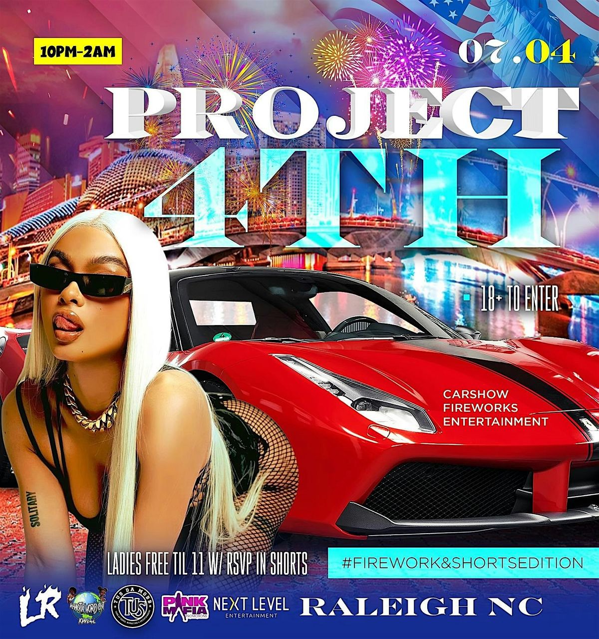 NxtLevel X TUS Presents | Project4TH 4th Of July Bash #RaleighNC