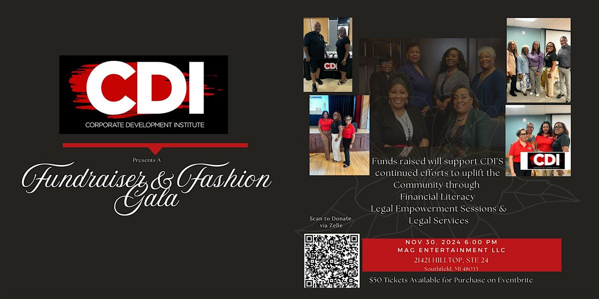 CDI Fundraiser & Fashion Gala