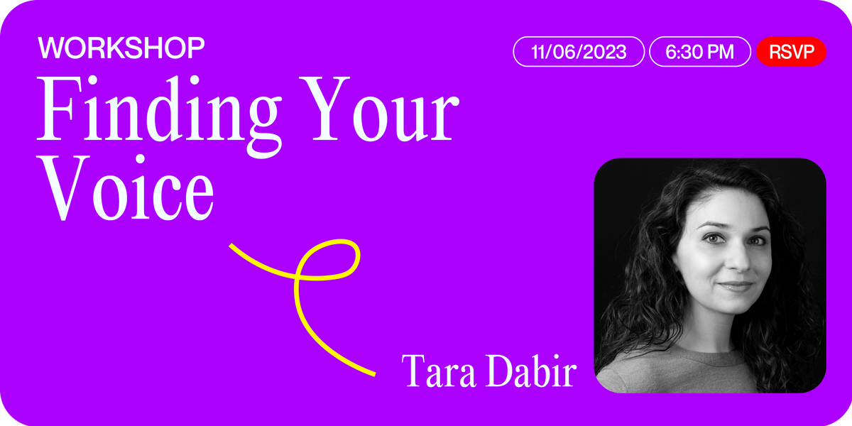 Tara Dabir, The Power of A Case Study (a workshop)