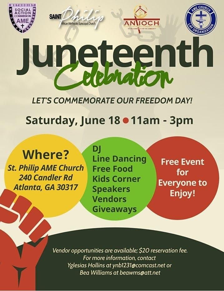 Juneteenth Celebration, Saint Philip AME Church, Atlanta, 18 June 2022