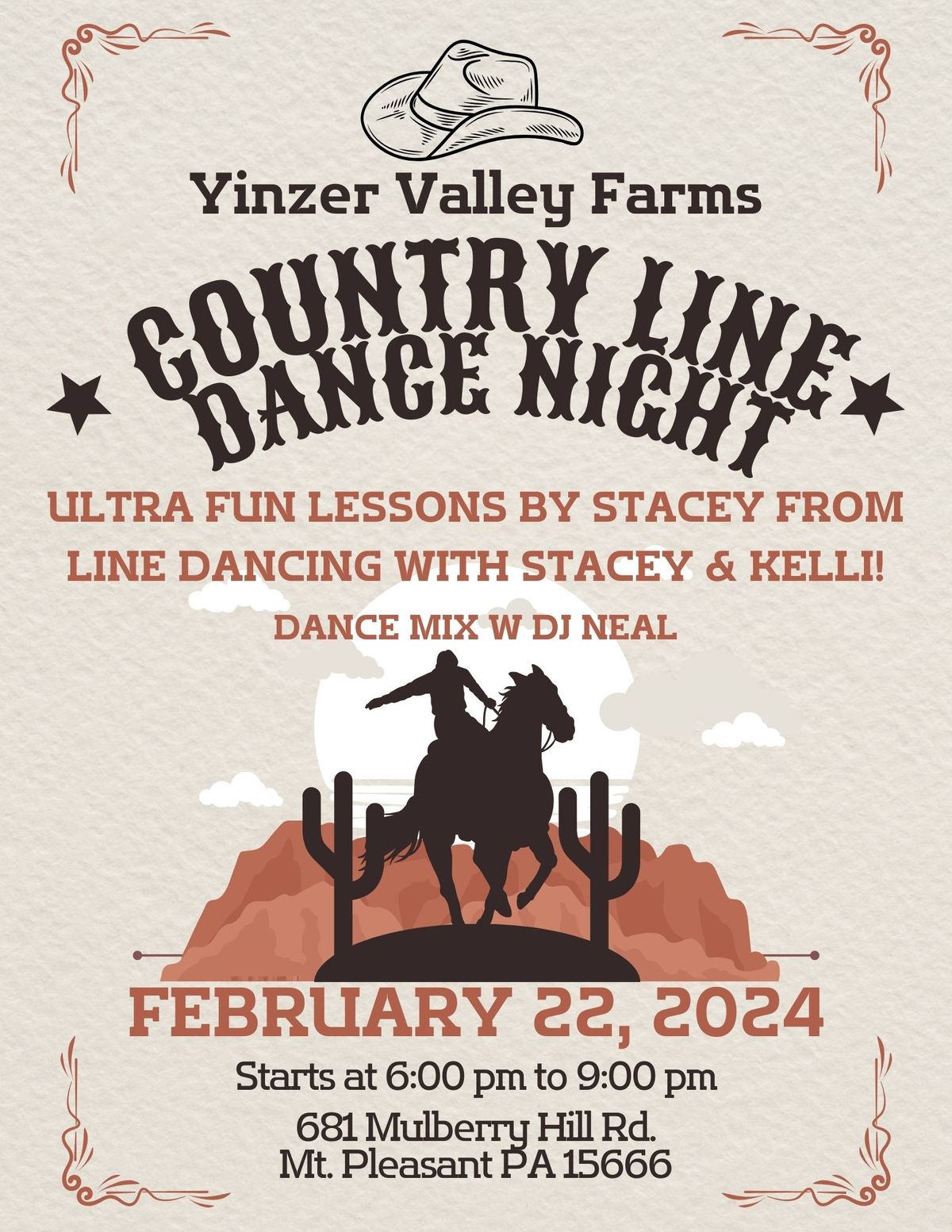 Yinzer Valley Farm Country Line Dance Night