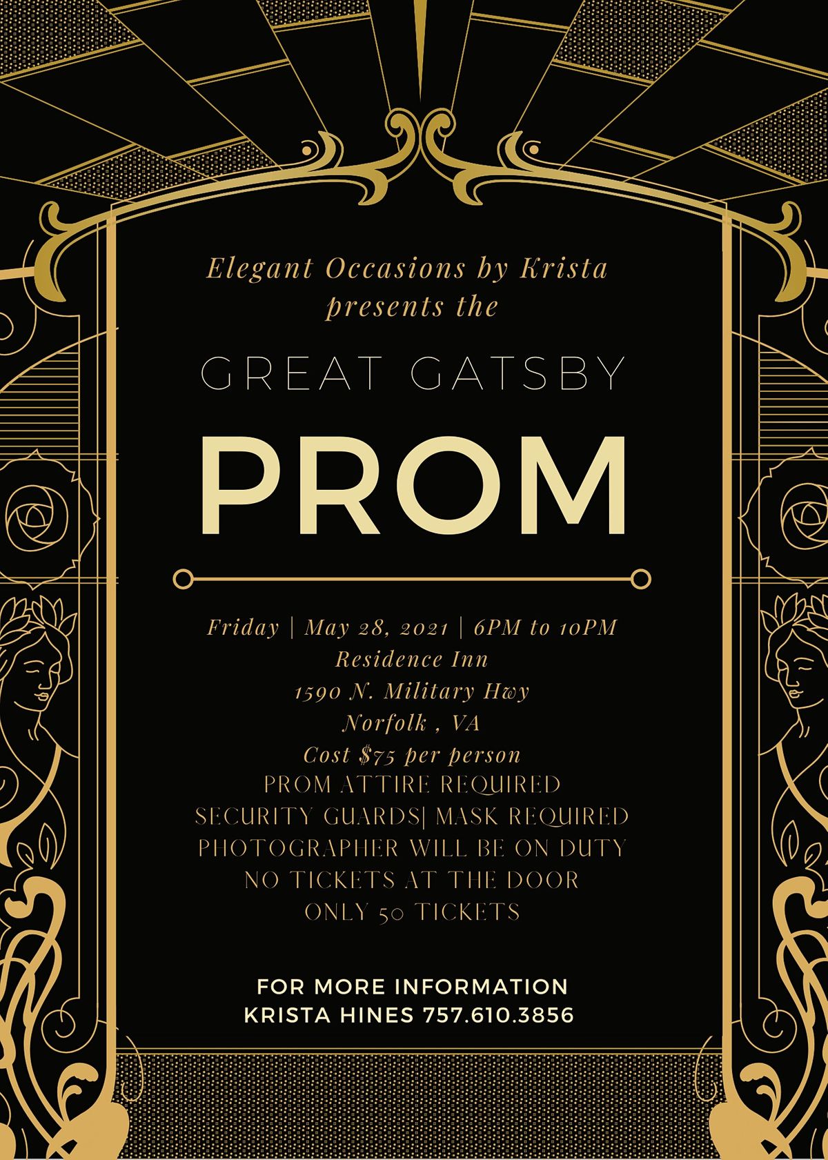 prom in great gatsby font