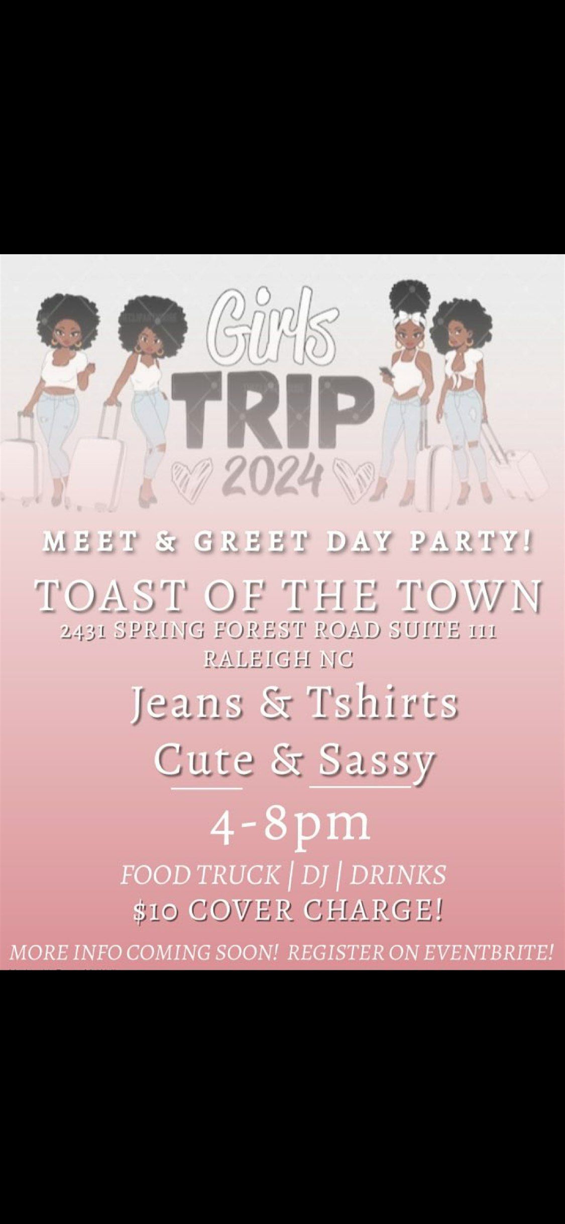 Girls Travel on a budget Meet and Greet Day Party