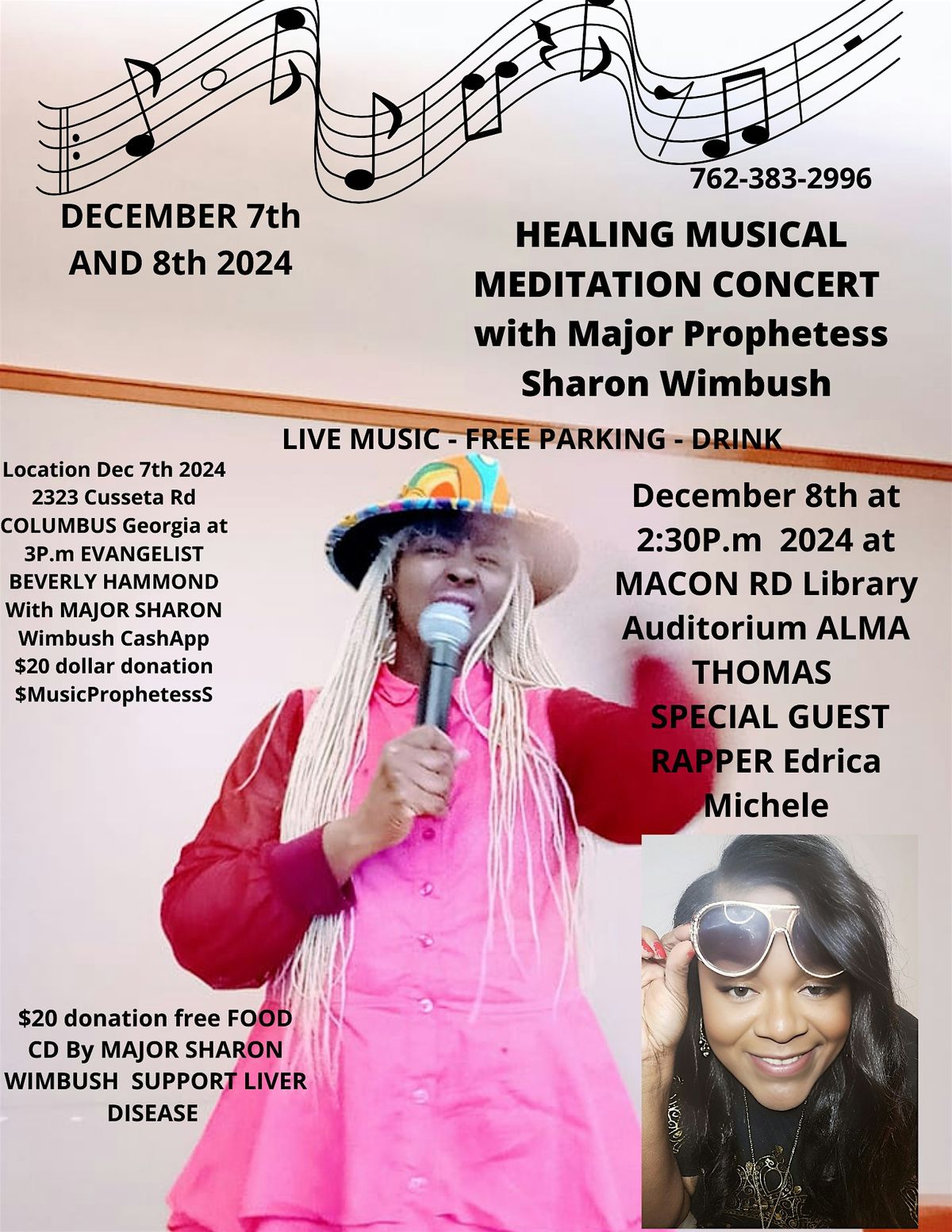 Christmas Concert Healing With Major Sharon Wimbush