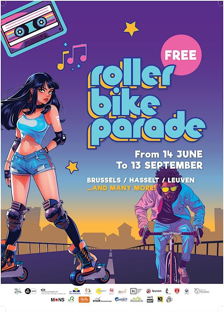 Rejoignez la Roller Bike Parade \u00e0 Louvain