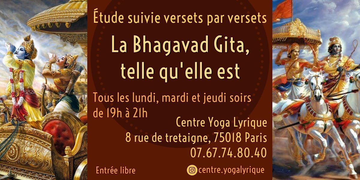 \u00c9tude Bhagavad Gita