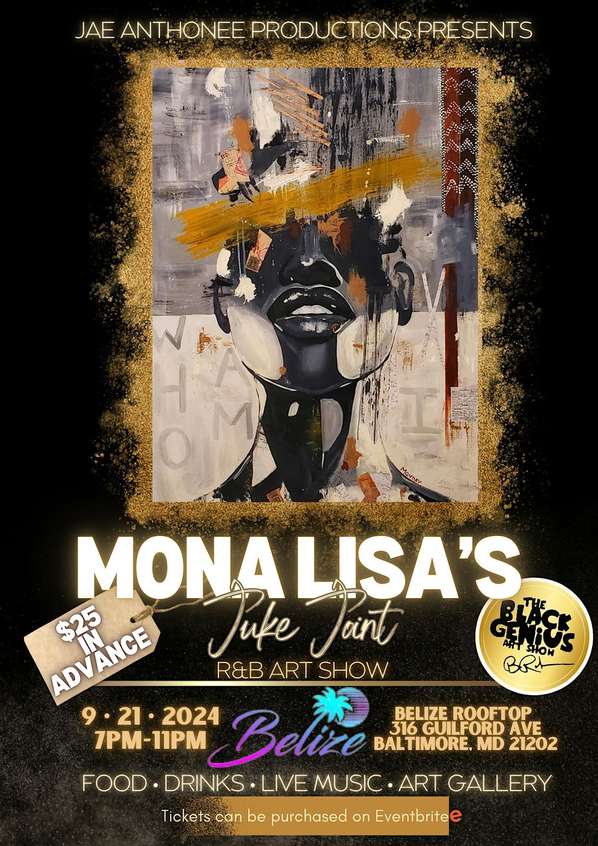 Mona Lisa's Juke Joint: R&B Art Show 24K