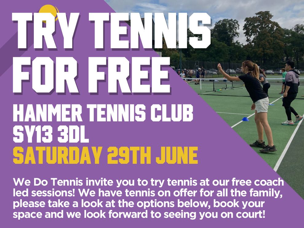 Hanmer Tennis Club Open Day 2024