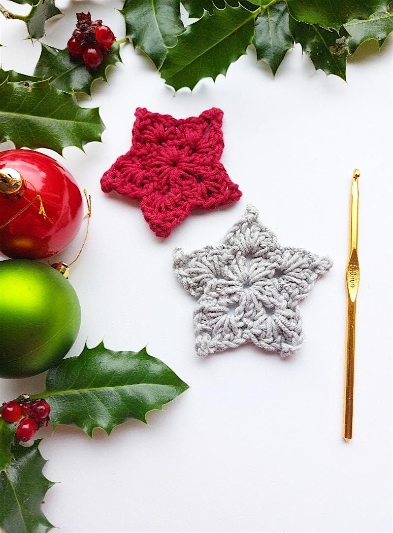 Crochet Christmas Star workshop - Adult and Child