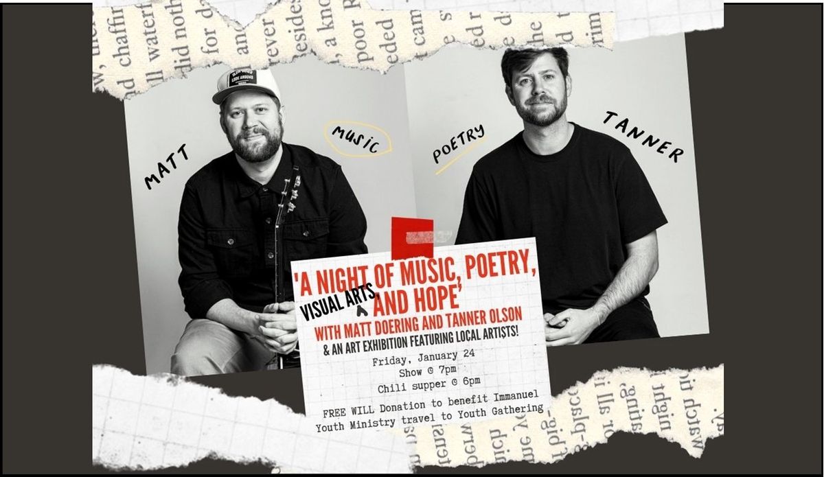 A Night of Music, Poetry, Visual Arts, and Hope