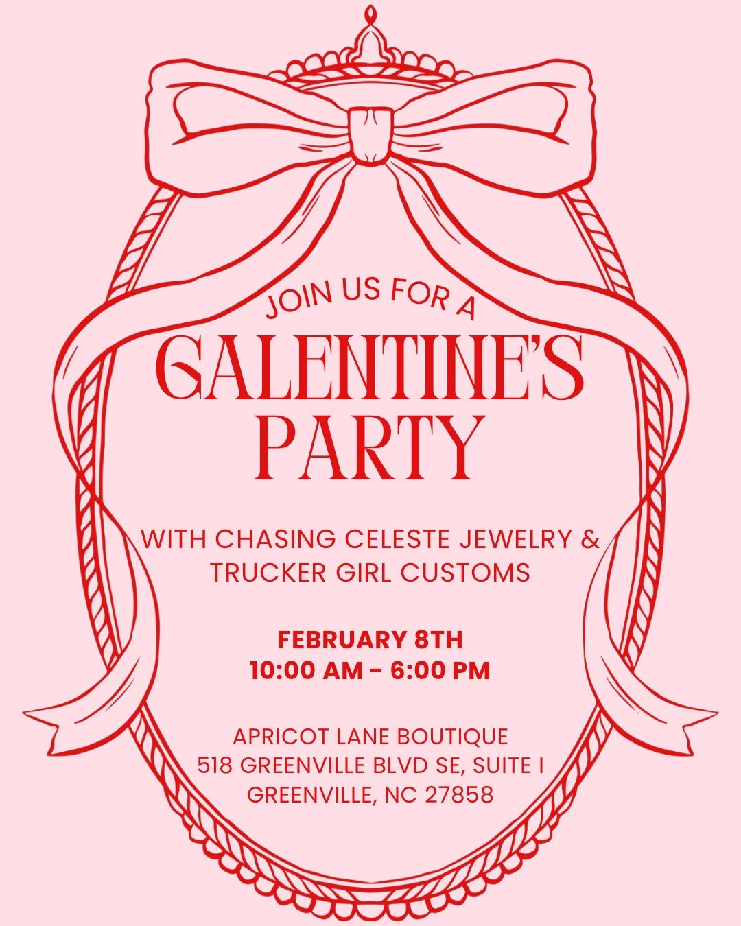 Galentine\u2019s Party @ Apricot Lane Boutique\ud83d\udc8c