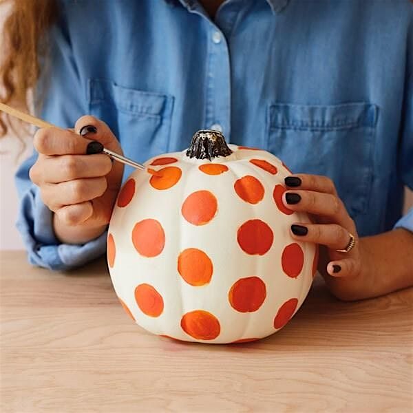 Snack and Paint Pumpkin Painting