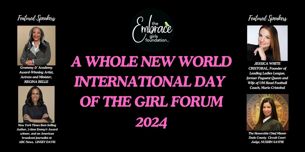 A Whole New World International Day of The Girl Forum