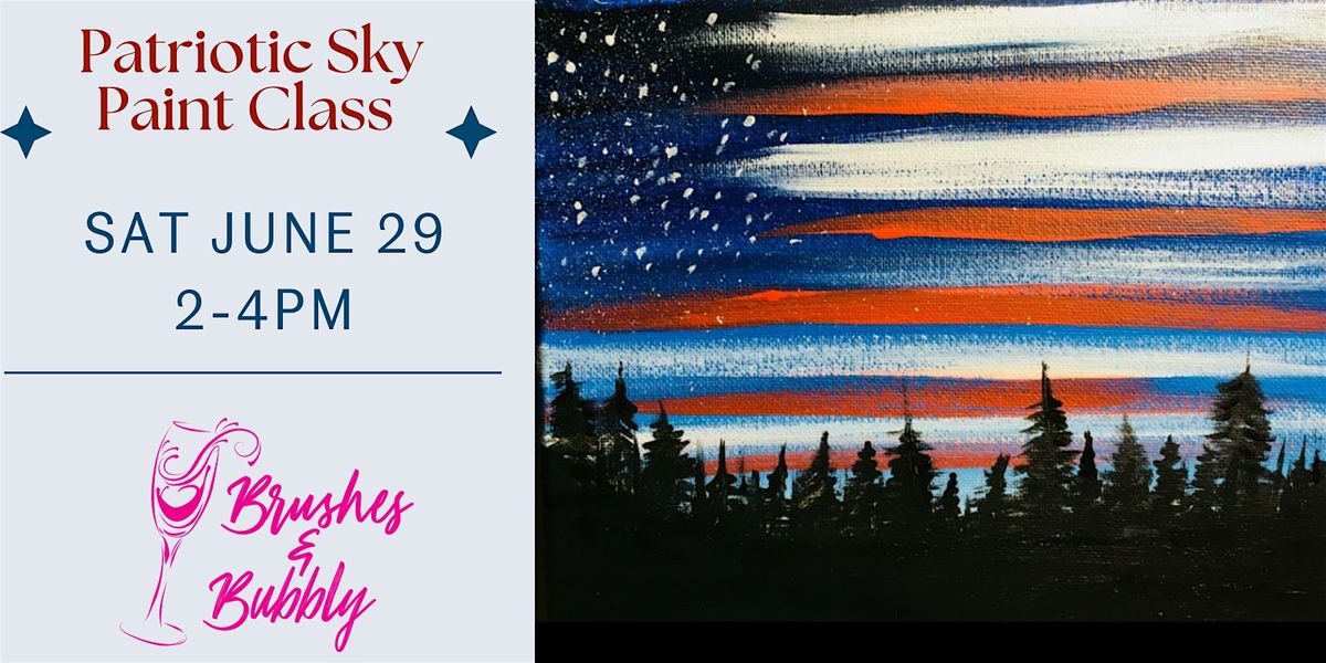Patriotic Sky Paint Event