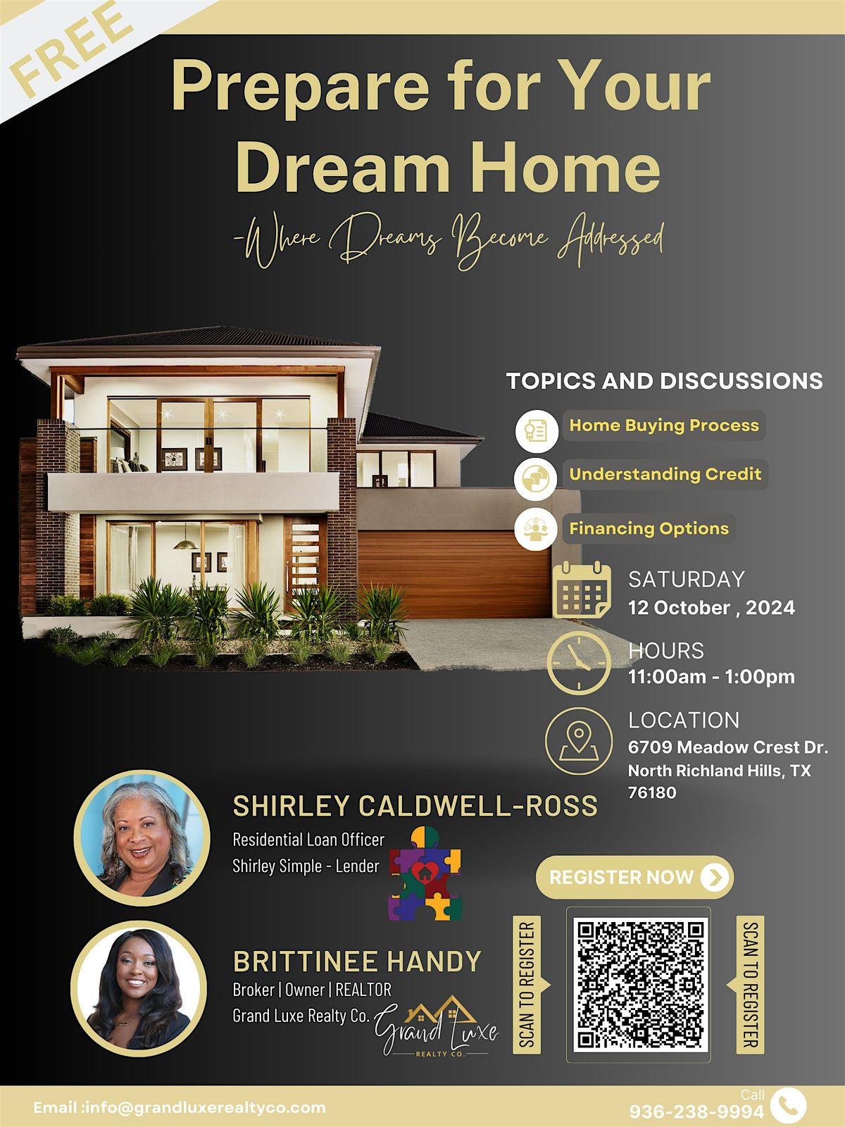 Free Home Buyer Information Session - DFW Area