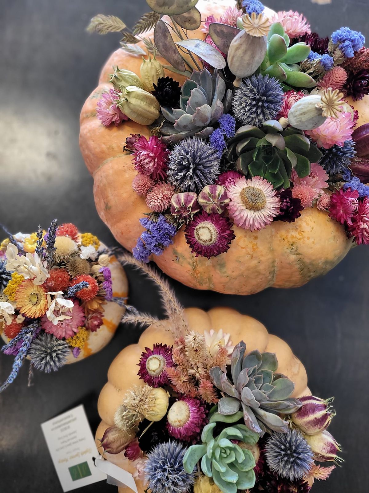 Pumpkin Centerpiece Workshop