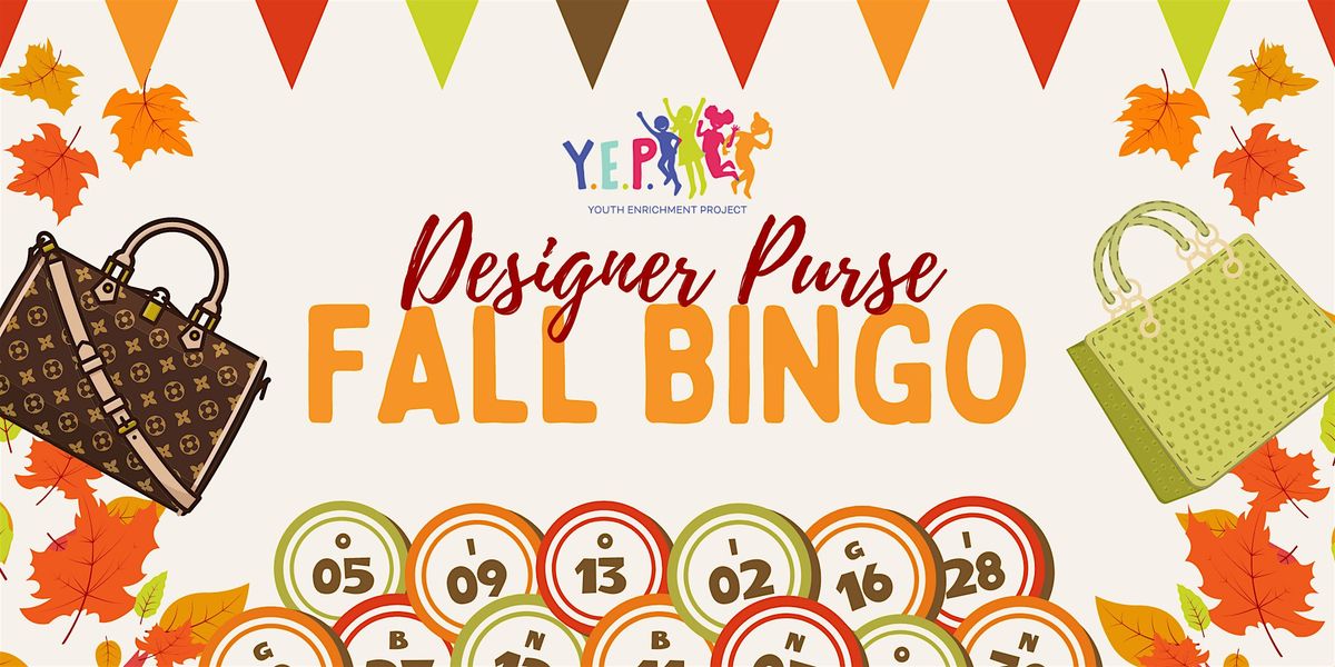 YEP Designer Purse Fall Bingo