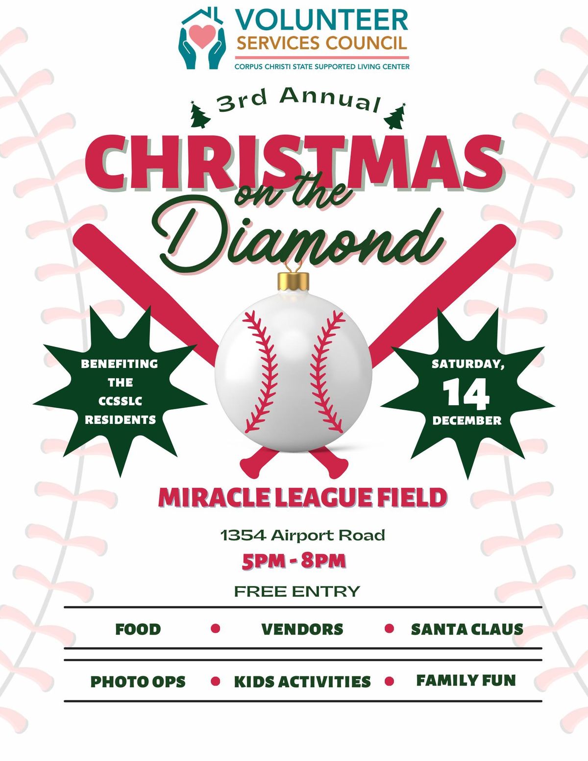 The VSC's 3rd Annual Christmas on the Diamond